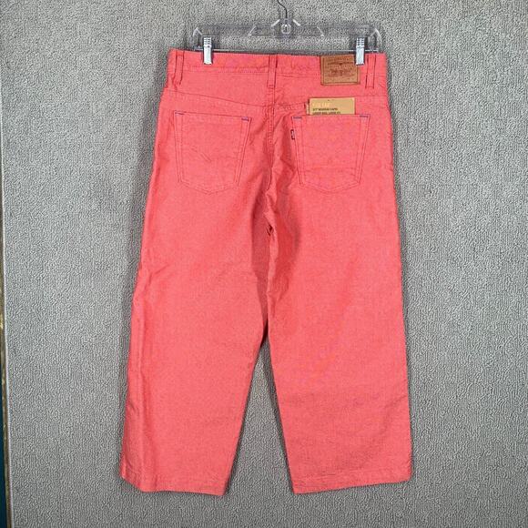 Levis Jeans Misses 10 Red Tab 577 Nouveau Capri Vintage Y2K Lower Rise Loose - Picture 2 of 8